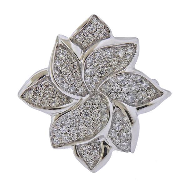 Kat Florence 18K Gold  Diamond Flower Ring (1 of 6)