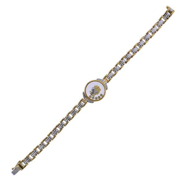 18k Gold Floating Diamond Crystal Bracelet (1 of 4)