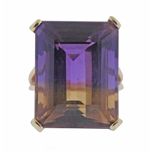 14K Gold Ametrine Ring (1 of 4)