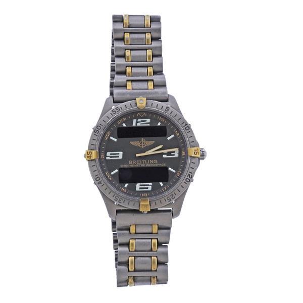 Breitling Aerospace Titanium Gold Watch F75362 (1 of 4)
