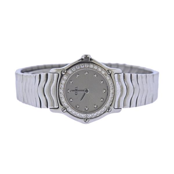 Ebel Wave Diamond Steel Lady's Watch (1 of 4)