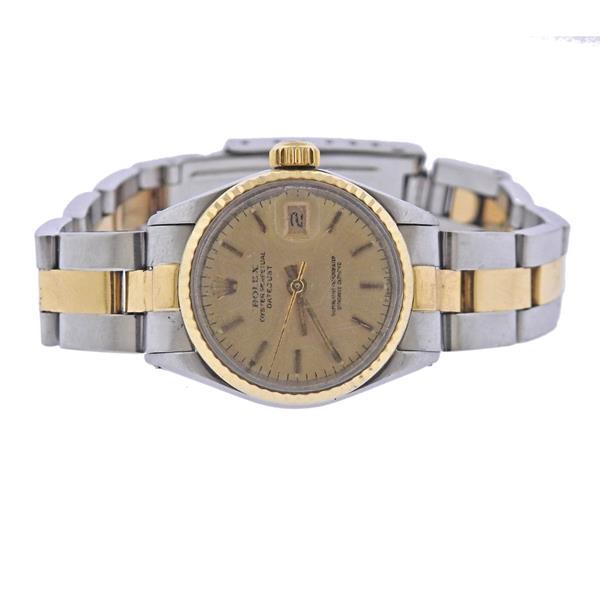 Rolex Datejust 18k Gold Steel Lady's Watch 6517 (1 of 4)