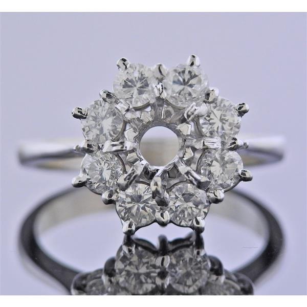 14k Gold Diamond Engagement Ring Setting (1 of 3)