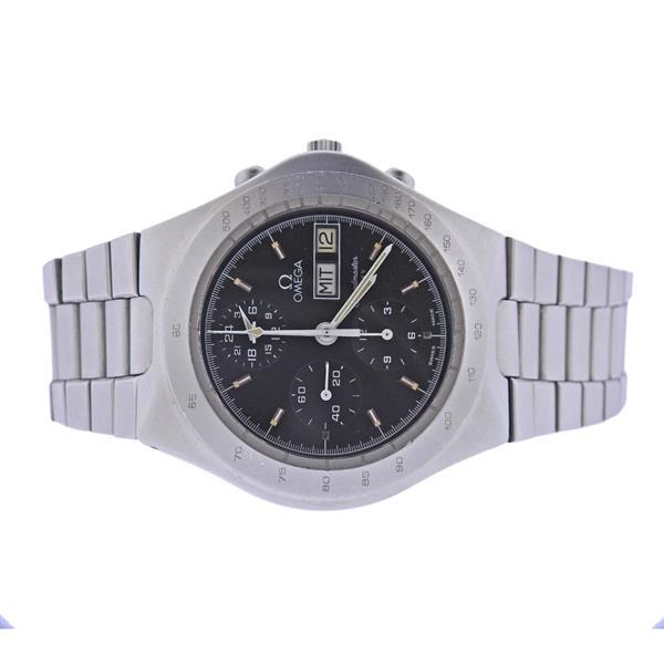 Omega Speedmaster 1980s Chronograph day Date Watch (1 of 4)