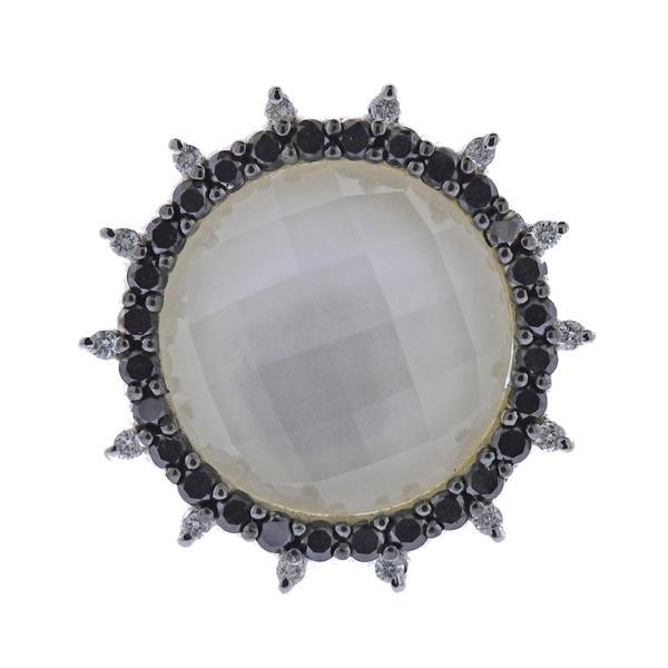 18K Gold Diamond Crystal Ring (1 of 4)