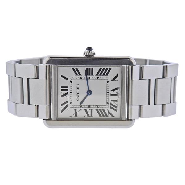 Cartier Tank Solo Steel Quartz Watch W5200014 (1 of 4)