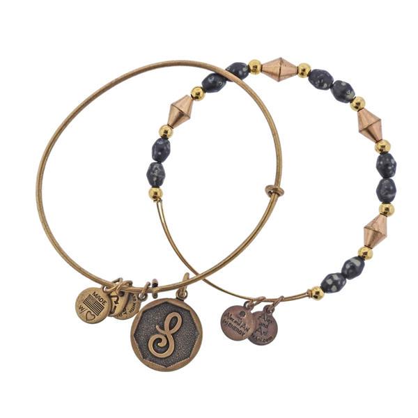 Alex and Ani Bangle Charm Bracelet Set of 2 (1 of 2)