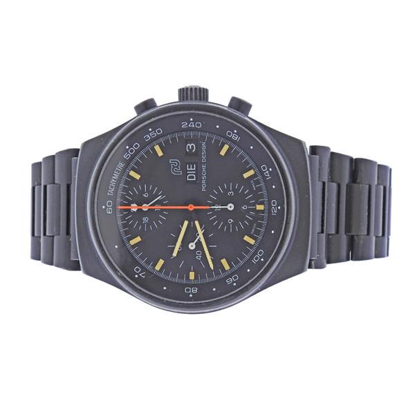 Porsche Design PVD Orfina Day Date Chronograph Watch 7176S (1 of 3)
