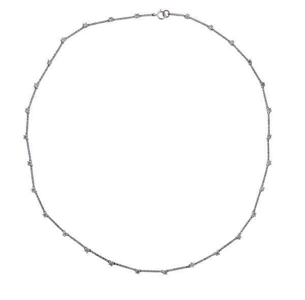 18k Gold Diamond Necklace (1 of 4)