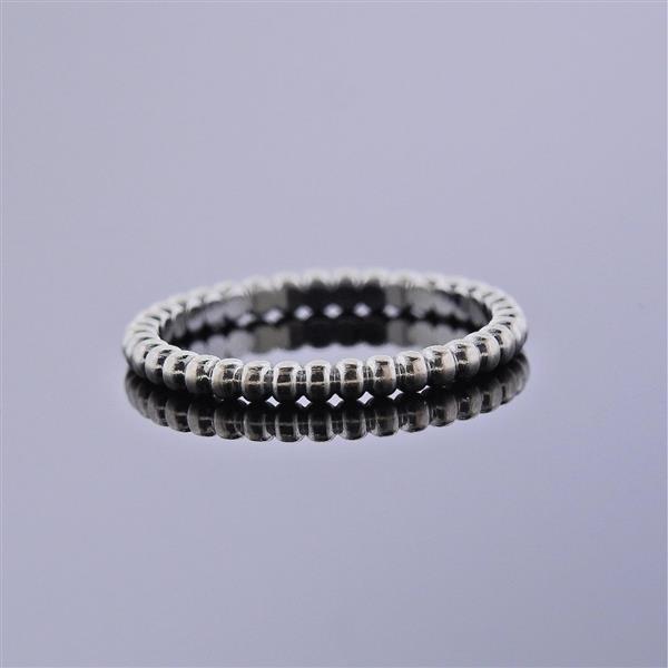 Van Cleef & Arpels VCA Perlee 18K Gold Band Ring (1 of 2)