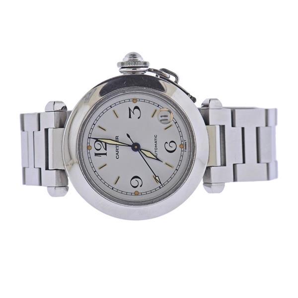 Cartier Pasha Stainless Steel Automatic Watch 2324 (1 of 3)
