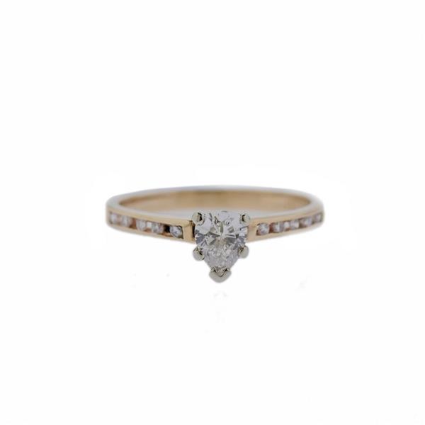 14k Gold Diamond Engagement Ring (1 of 3)