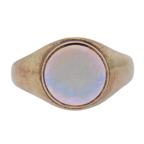 Antique 14k Gold Opal Ring (1 of 4)