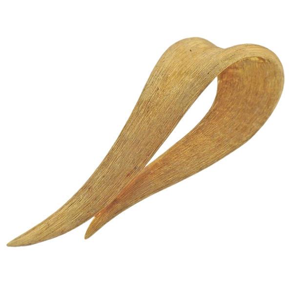 Henry Dunay 18k Gold Brooch Pin (1 of 4)