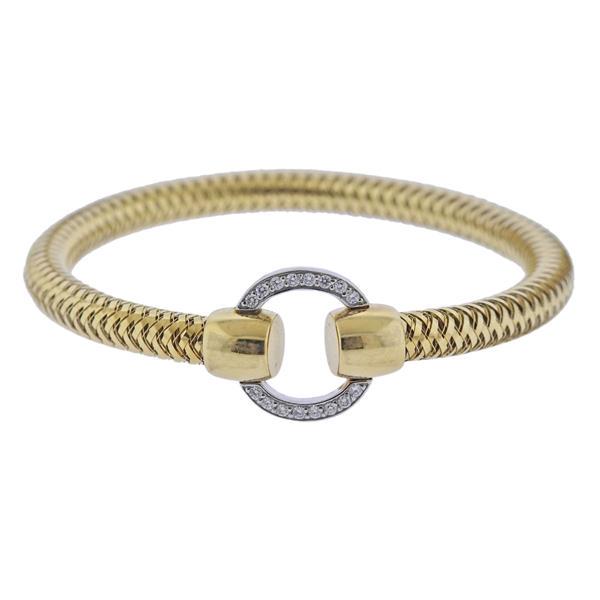 Roberto Coin Primavera 18k Gold Diamond Bracelet (1 of 3)