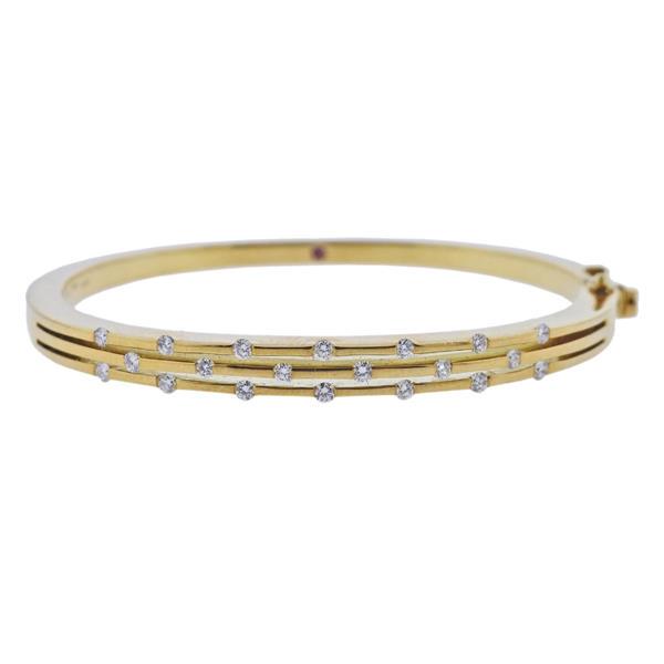Roberto Coin Parisienne 18k Gold Diamond Bracelet (1 of 4)