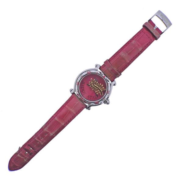 Chopard Happy Sport Floating Palm Leaf Watch 28 8455 (1 of 3)
