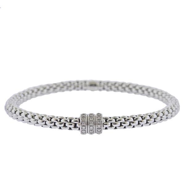 Fope 18k Gold Diamond Rope Bracelet (1 of 3)