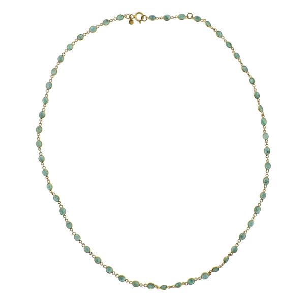 18k Gold Emerald Necklace (1 of 3)