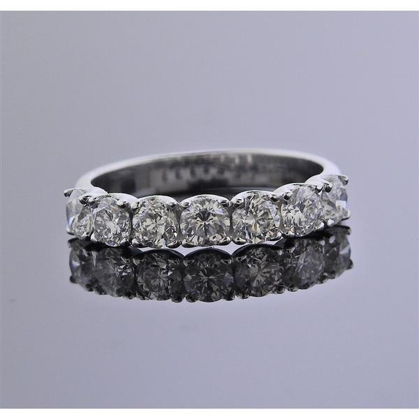 14k Gold Diamond Half Band Ring (1 of 3)