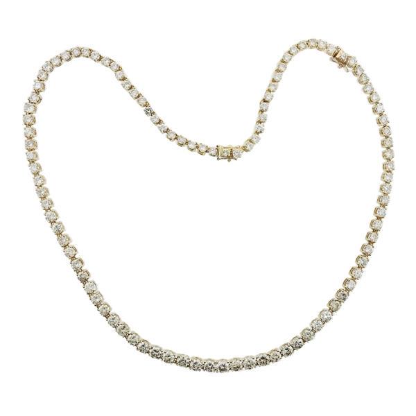 14k Gold 22 Carat Riviera Necklace (1 of 4)