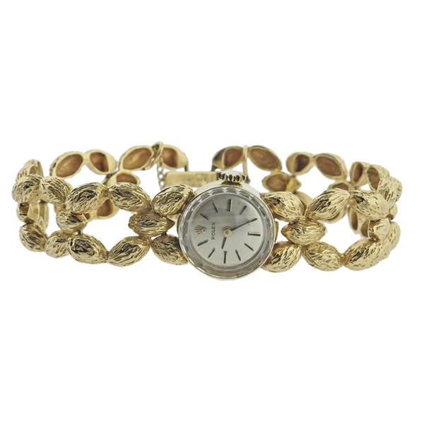 Rolex Midcentury 14k Gold Lady's Watch Bracelet (1 of 3)