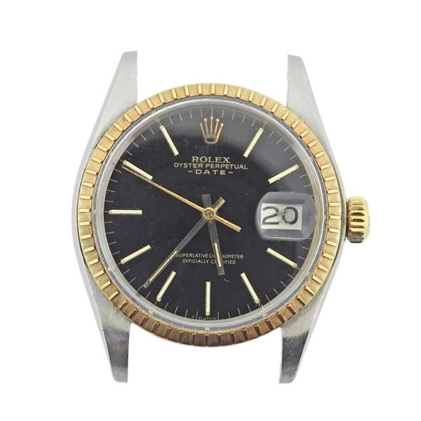 Rolex Oyster Date 14k Gold Steel Watch 1505 (1 of 3)