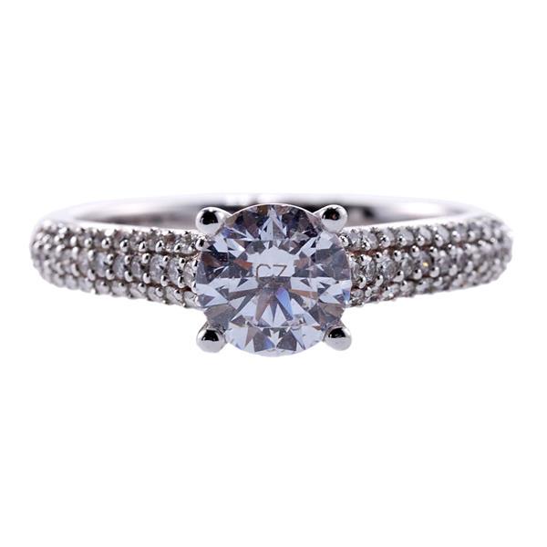 Gordons's 14k Gold Diamond Engagement Ring Setting (1 of 3)