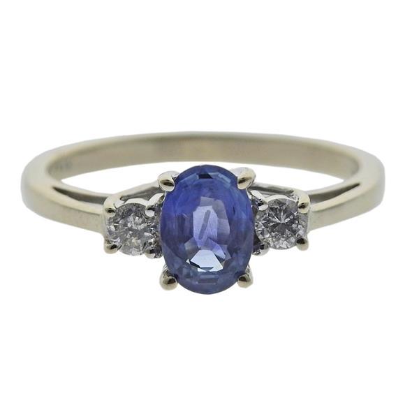 14k Gold Diamond Sapphire Ring (1 of 3)