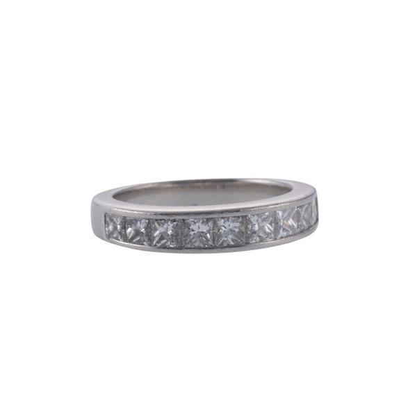 1ctw Diamond Platinum Wedding Band Ring (1 of 3)