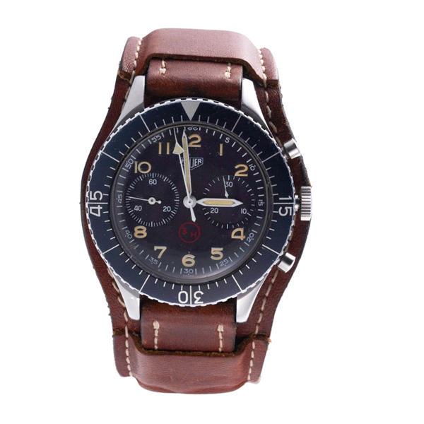 Heuer Bundeswehr Flyback Chronograph Manual Watch 1550 SG (1 of 3)