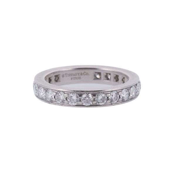 Tiffany & Co Platinum Diamond Eternity Band Ring (1 of 3)
