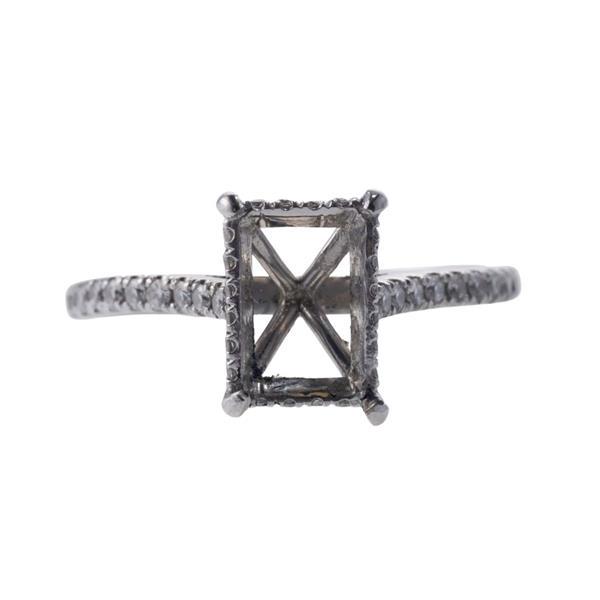 Platinum Diamond Engagement Ring Setting (1 of 3)