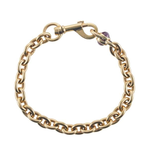 18k Gold Ruby Link Bracelet (1 of 4)