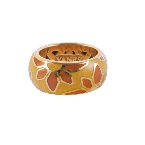 Yanes 18k Gold Enamel Band Ring (1 of 4)