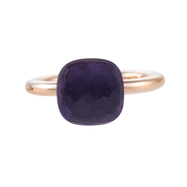 Pomellato Nudo 18k Gold Amethyst Ring (1 of 3)