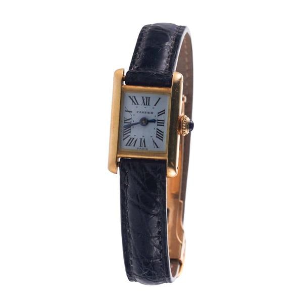 Cartier Tank 18k Gold Mechanical Watch (1 of 4)