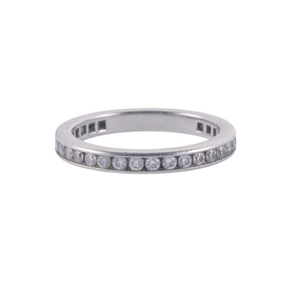 Tiffany & Co Platinum Diamond Eternity Band Ring (1 of 3)