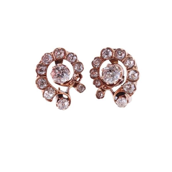 14k Gold Diamond Earrings (1 of 4)