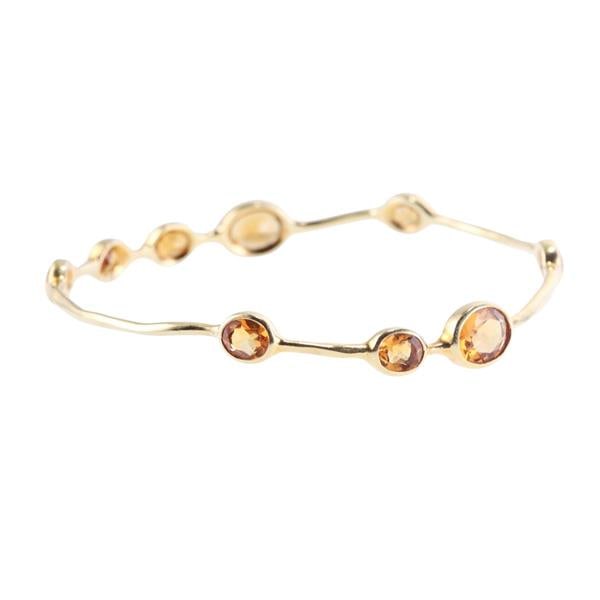 Ippolita Rock Candy 18k Gold Citrine Bangle Bracelet (1 of 3)
