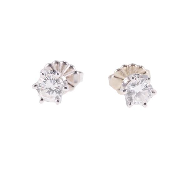 14k Gold Diamond Stud Earrings (1 of 2)