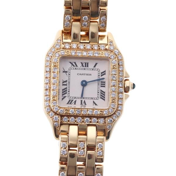 Cartier Panthere 18k Gold Diamond Lady's Watch 1070 2 (1 of 4)