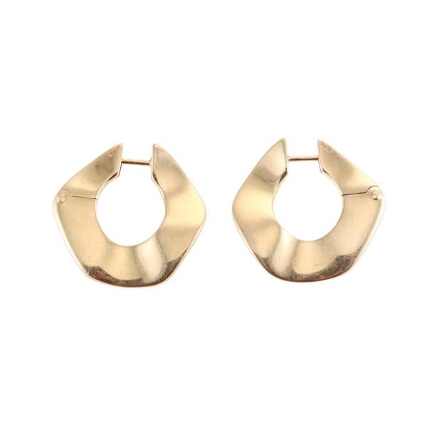 Pomellato 18k Yellow Gold Hoop Earrings (1 of 3)