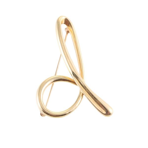 Tiffany & Co Elsa Peretti 18k Gold Brooch Pin (1 of 3)