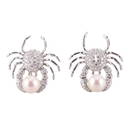 Tiffany &amp; Co Platinum Diamond Pearl Crab Earrings