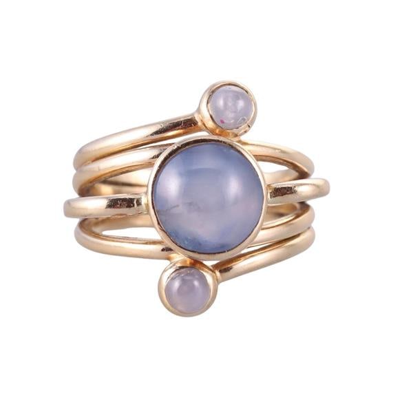 14k Gold Star Sapphire Ring (1 of 4)