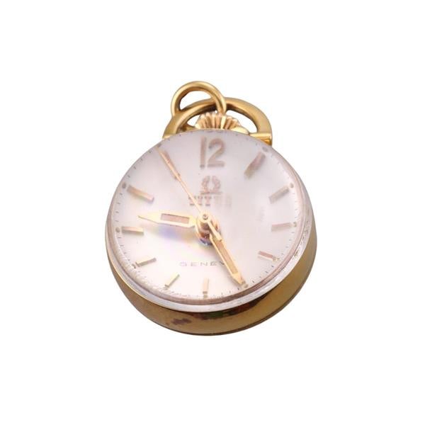 Titus Vintage 18k Gold Acrylic Crystal Ball Pendant Watch (1 of 4)