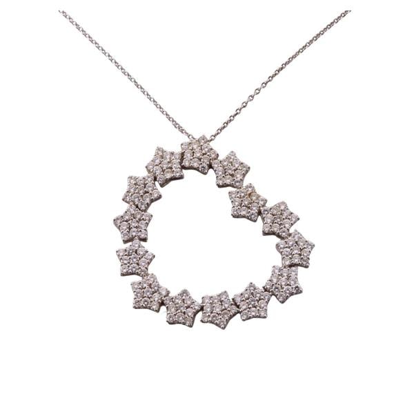 Pasquale Bruni 18k Gold Diamond Open Heart Pendant Necklace (1 of 3)