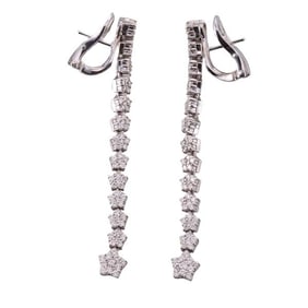 Pasquale Bruni 18k Gold Diamond Drop Earrings