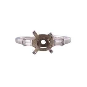 Platinum Diamond Engagement Ring Setting